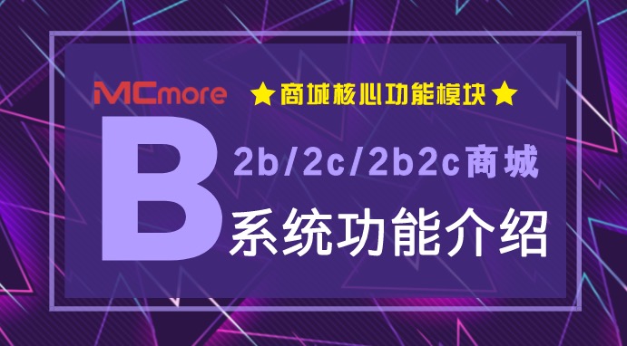 b2b、b2c、b2b2c商城系统功能介绍_商城核心功能模块